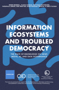 Information Ecosystems and Troubled Democracy: The State of Knowledge on News Media, AI, and Data Governance